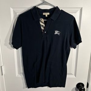 Burberry Slim Polo size Small Black